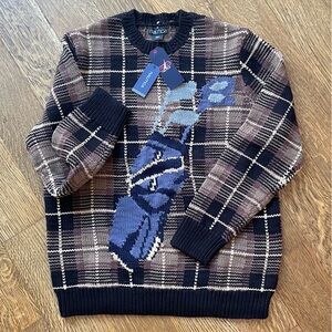 Eddie Win x Nautica Golf Intarsia Crewneck Sweater